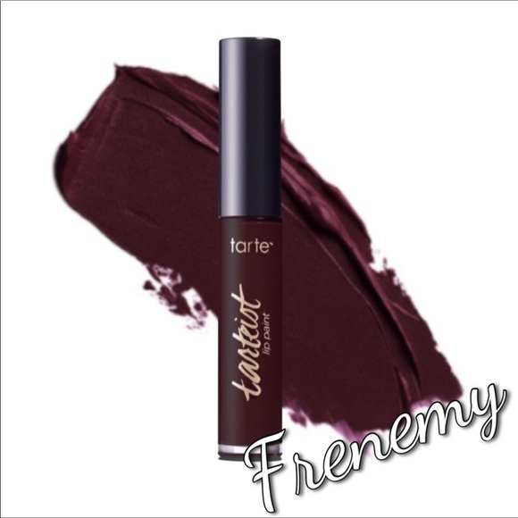 Tarte Creamy Matte Lip Paint Frenemy burgundy goth gothic new in box - Picture 3 of 8